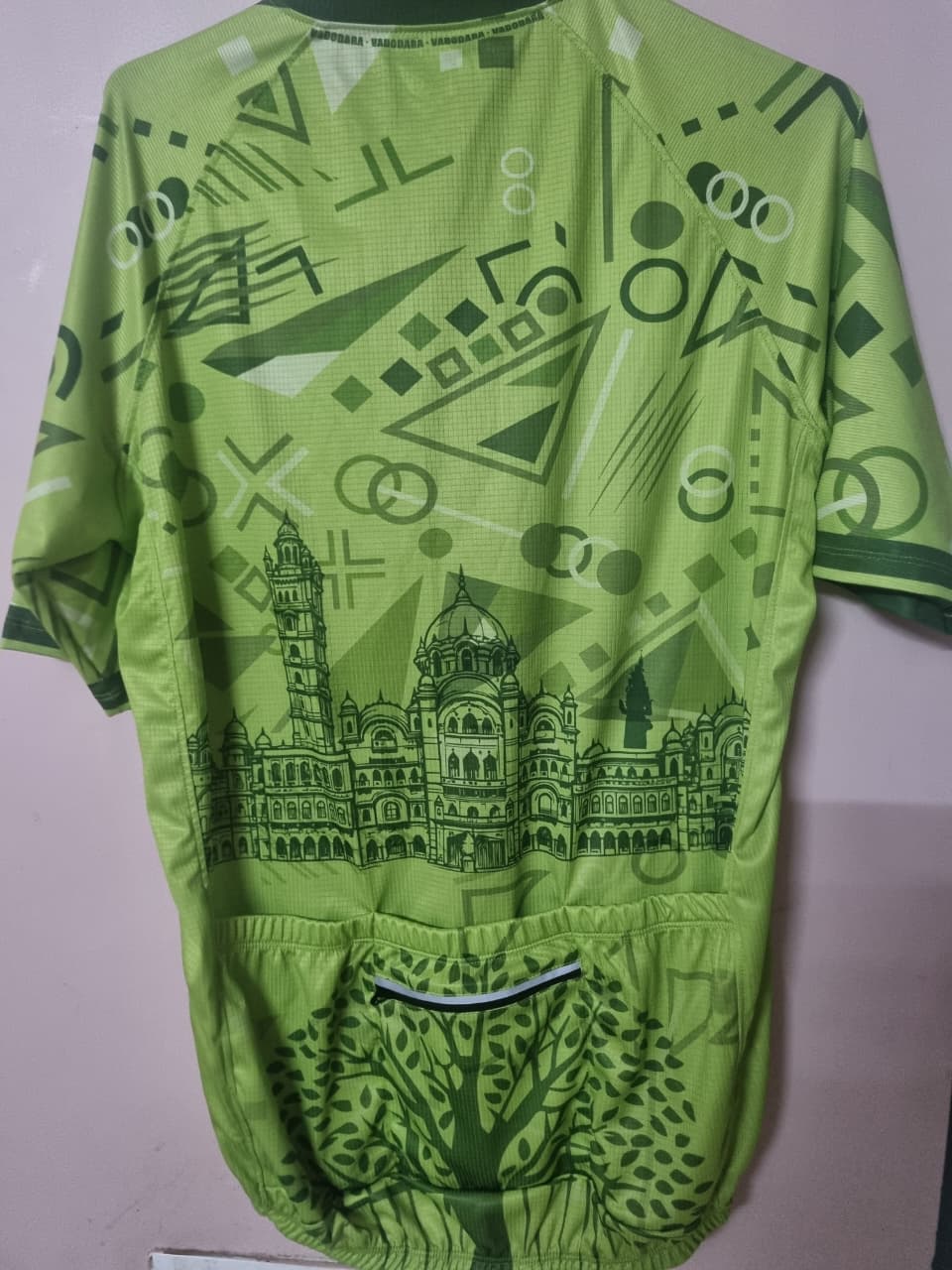 Vadodara Heritage Jersey — back, flat lay